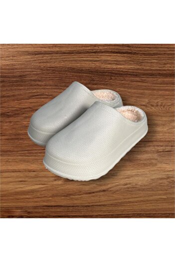 AkınalBella Women's Colorful Fur Inside Light Anti-Slip Sole Home Office Slippers