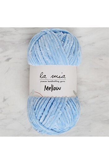 shop La Mia Mellow Baby Blue Πλεκτό Χέρι - 907 - 34156