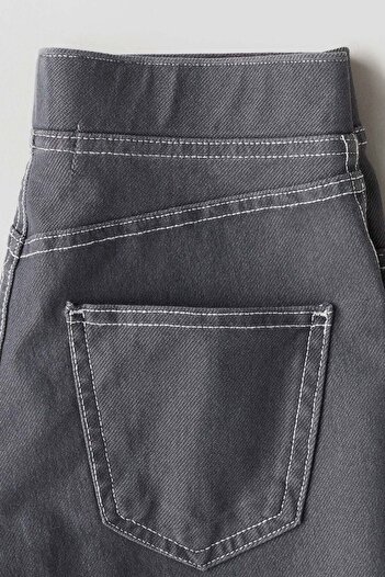 H&M Denim-look jersey shorts