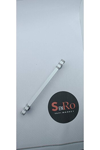 senRo yapı Market 160 mm (16cm) White Chrome Two Screw between Size Furniture Hallway Kitchen Chandelier Cabinet Handle