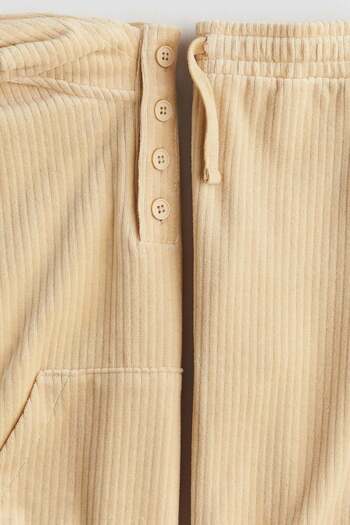 H&M 2-piece ribbed velour set