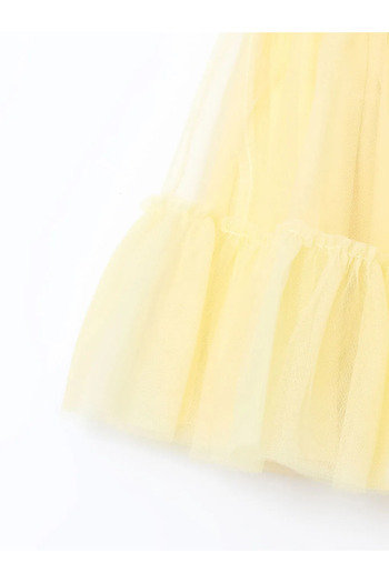 LC Waikiki Lcw Kids Yellow Girls Tutu Skirt with Elastic Waist