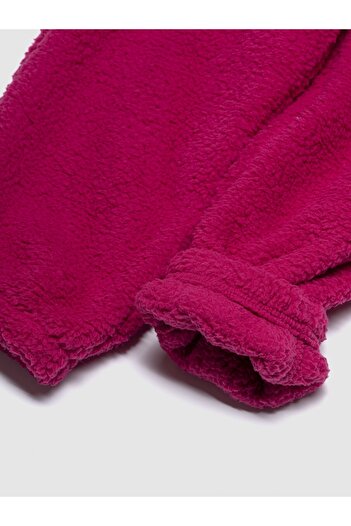 GAP Kız Bebek Pembe Gap Logo Sherpa Jogger Eşofman Altı