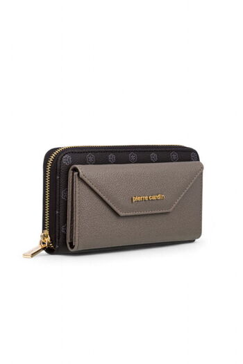 Pierre Cardin Monogram Black Women's Wallet 06Pc24K603-Mn