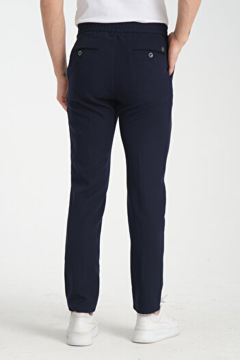 Frappoli Düz Erkek Yandan Cepli Jogger Slim Fit Pantolon