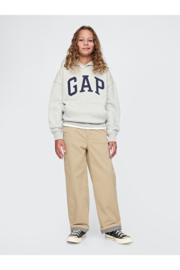 GAP Erkek Çocuk Bej Modern Loose Khaki Pantolon