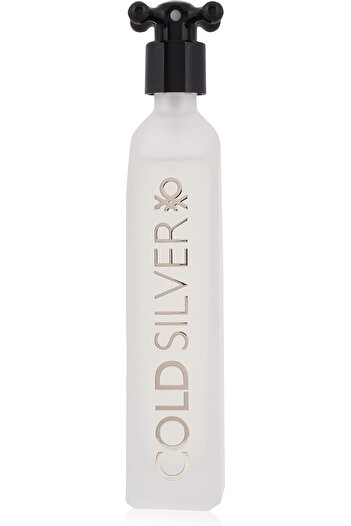 United Colors of Benetton Cold Silver Eau de Toilette for Men, 100 ml