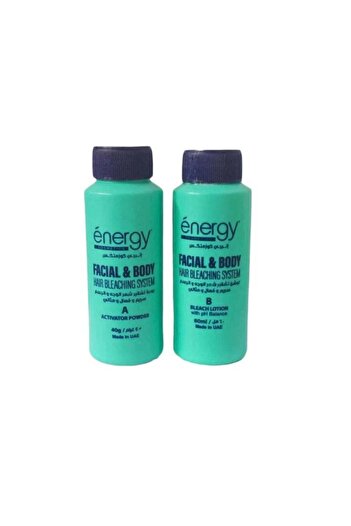 Energy Cosmetics Fast and Effective Hair Bleaching Powder for Face and Body 40 + 60 ml