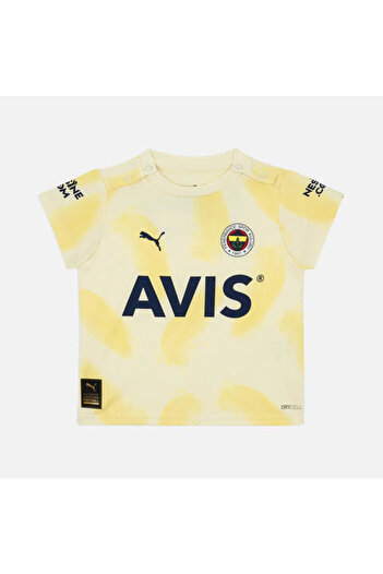 Puma Sarı Erkek Çocuk Düz Fenerbahçe Deplasman Forma 77201104 FSK Away Babykit