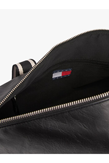 Tommy Hilfiger Erkek Geniş Tasarım Organize Edilmiş Bölmeler Siyah Valiz AM0AM13344-BDS