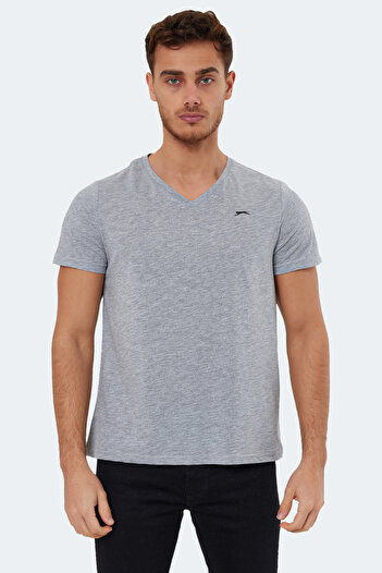 Slazenger Ανδρικό μπλουζάκι Rivaldo σε γκρι χρώμα