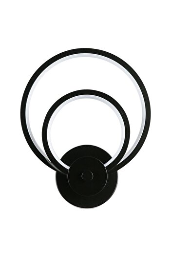Lambadar İç içe Halka Plafonyer Led Beyaz Işık Ultra Power Led Avize Salon Hol Yatak Odası Ledli Aplik Avize