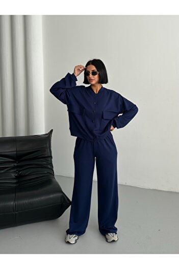 Diviny Snap Modal Tracksuit Set