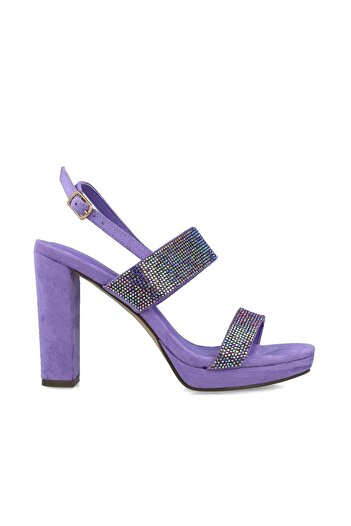 MENBUR WOMEN SHOES LILAC SANDAL, HIGH HEEL, PLATFORM