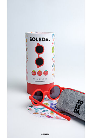 SOLEDA Strawberry Sunglasses for 12-36 Months Baby