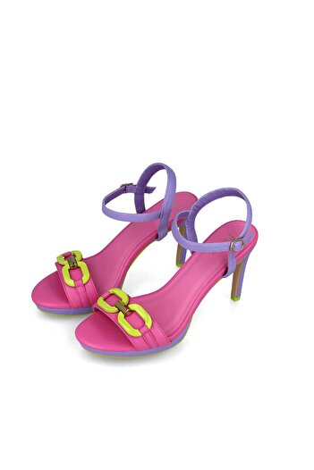 MENBUR WOMEN SHOES FUCHSIA SANDAL, HIGH HEEL, PLATFORM