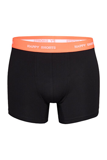 Happy Shorts Herren-Boxershorts mit Retro-Jersey-Muster – 3er-Pack