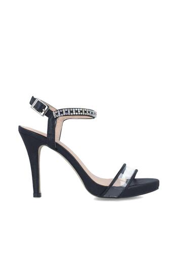 MENBUR WOMEN SHOES BLACK SANDAL, HIGH HEEL, PLATFORM