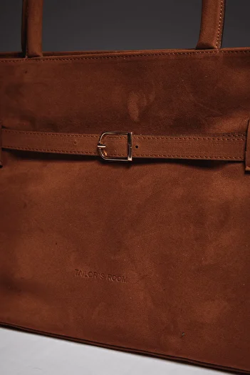 Tailors Room Camel Suede Belt Bag