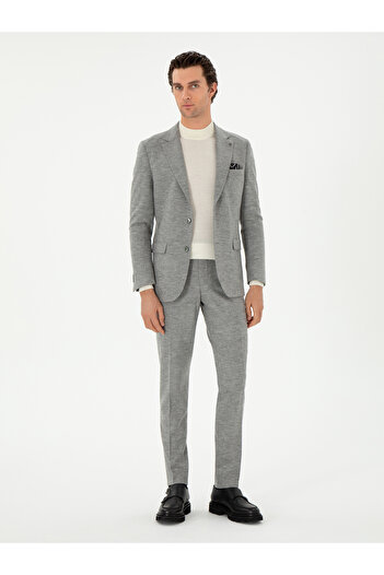 Cacharel Açık Gri Slim Fit Takım Elbise 50290899-VR001