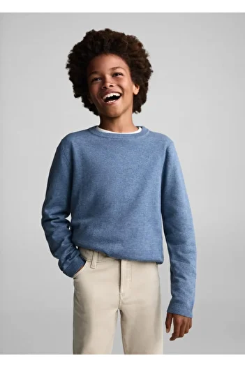 MANGO Kids Pulover din tricot din bumbac