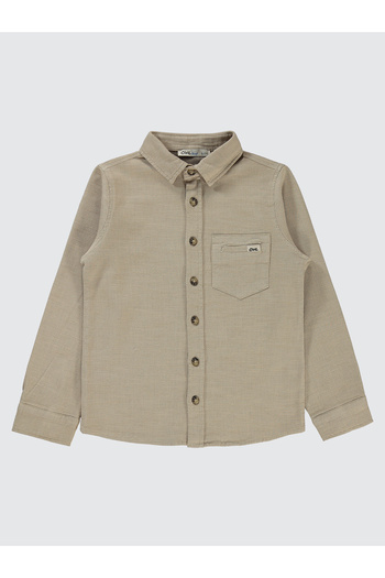 Civil Boys Beige Shirt for Boys 10-13 Years