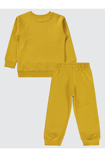 Civil Boys 2-5 Years Old Boy Mustard Tracksuit Set