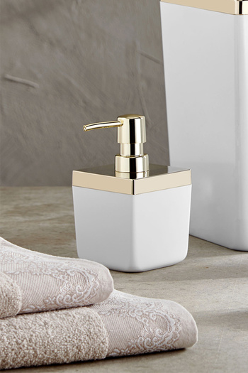 Prima Nova White Gold Tuscany Liquid Soap Dish