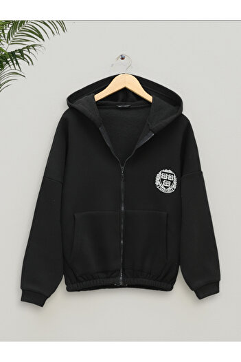 Modamorfo Sweatshirt mit Kapuze und elastischem Rock