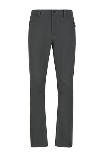 2AS Pantaloni pentru bărbați din lână merino antracit