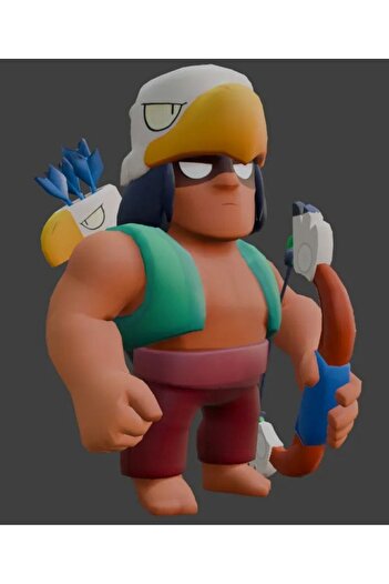 Giftbox3d Brawl Stars Bo Character Figure 20cm