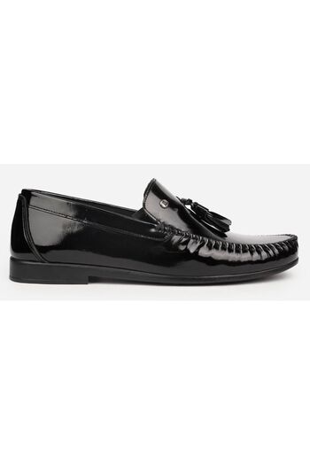 Pierre Cardin 25101 Чорні шкіряні чоловічі лофери для щоденного носіння