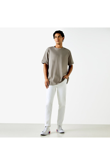 Lee Cooper Skinny Fit Mid-rise Jeans With Pockets