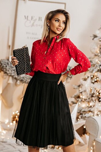 JANES Metal Buttoned, Epaulettes Sleeve and Pocket Detail Moskrep Shirt