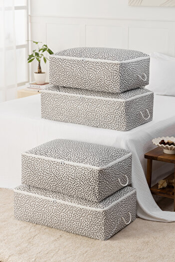 REKHOME Under Base 4-Piece Pillow Quilt and Sweater Set