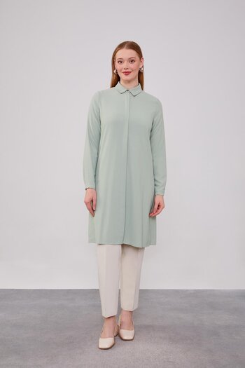 Levidor A.Green Chiffon Tunic