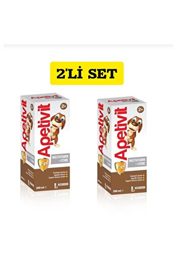 LedaPharma Apetivit Multivitamin - 200ml X 2 Pieces