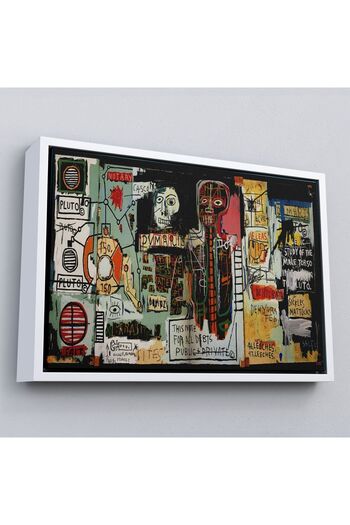 indispensablely Framed Jean Michel Basquiat Notary Art Print-5002