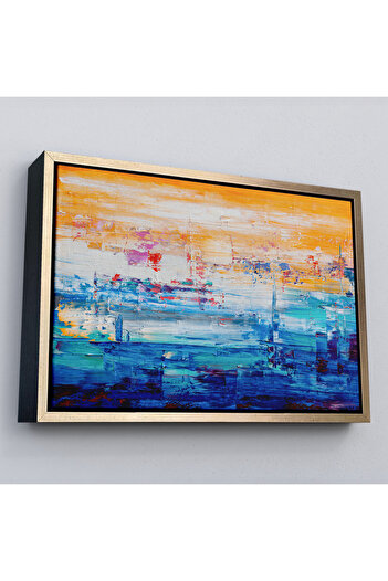 indispensablely Framed Abstract Oil Painting View Decorative Canvas Wall Painting-3720