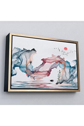 indispensablely Framed Abstract Ink Art Decorative Canvas Wall Painting-3686