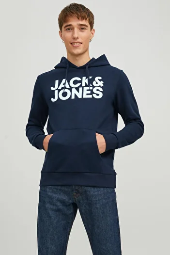 Jack & Jones 12152840-22k Essentıals Jjecorp Логотип Світшот Noos Erkek Світшот