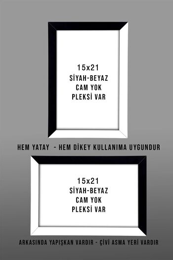 Bytwo 6 Pieces 15x21 Photo Frame - 6 Pieces A5 MDF Frame