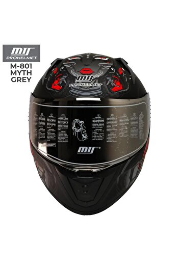 MTS MOTOTEZ FULL FACE (KAPALI) MOTOSİKLET KASKI MTS 801