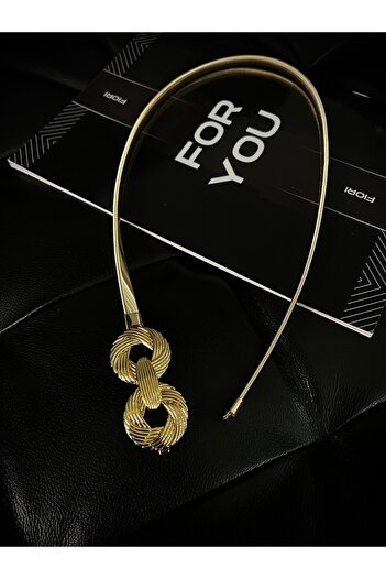 Fiori Burgu Tokalı Yaylı Kadın Kemeri, Ceket Kemeri, Elbise Kemeri, Gömlek Kemeri