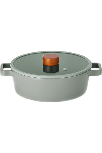 NEOFLAM Korean pots, Neoflam Fika, 20cm, low, light green