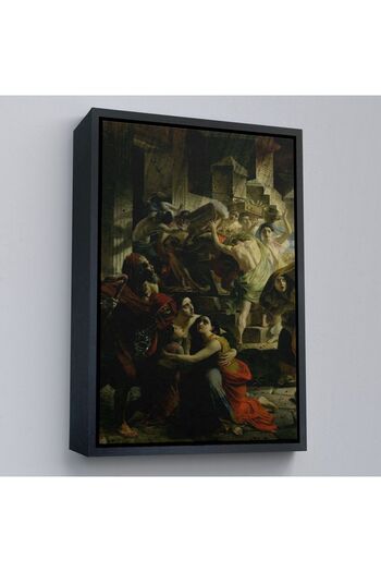indispensablely Framed the Last Day of Pompeii Karl Pavlovich Bryullov Canvas Print-6362