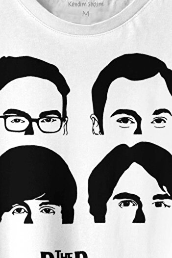 Kendim Seçtim Big Bang Theory TV Series The Beatles Rock Short Sleeve Printed Men's T-shirt Unisex T-Shirt