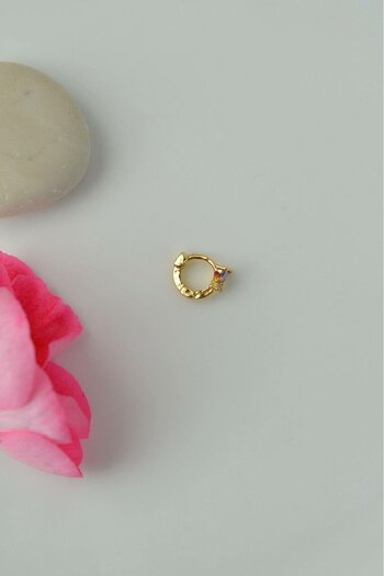 Sacce Scarves&Accessories Kelebek Halka Piercing Tragus Helix Kıkırdak Küpesi