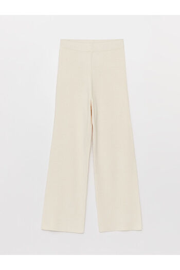 LC Waikiki Slim Fit Elastic Waist Palazzo Women's Knitwear Trousers