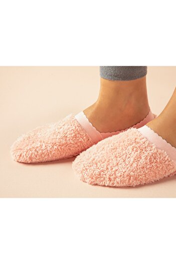 English Home New Soft Kadın Peluş Çorap Pudra